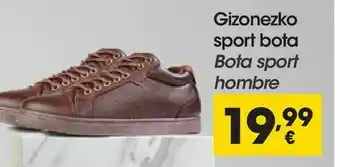 Eroski Bota sport hombre oferta
