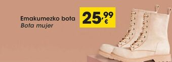 Eroski Bota mujer oferta