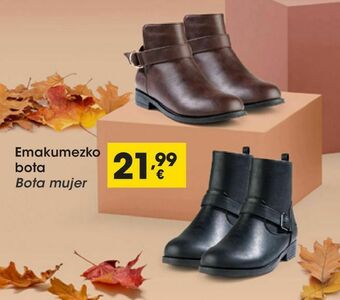 Eroski Bota mujer oferta