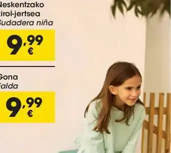 Eroski Sudadera niña oferta