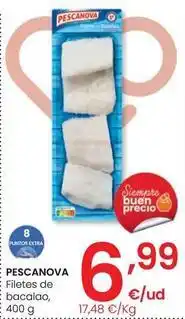 Eroski Pescanova - filetes de bacalao oferta