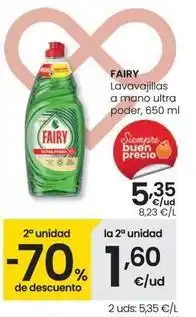 Eroski Fairy - lavavajillas a mano ultra poder oferta