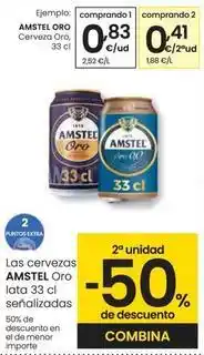 Eroski Amstel - cerveza oro oferta