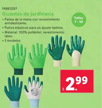 Lidl PARKSIDE® Guantes de jardinería oferta