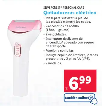 Lidl SILVERCREST® PERSONAL CARE Quitadurezas eléctrico oferta