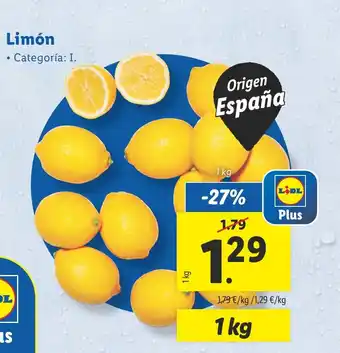 Lidl Limón • Categoría: I. oferta