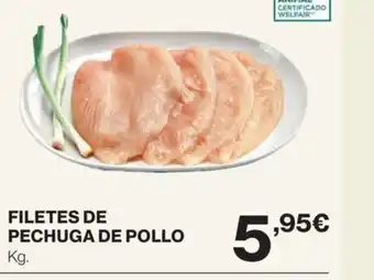 El Corte Inglés FILETES DE PECHUGA DE POLLO oferta