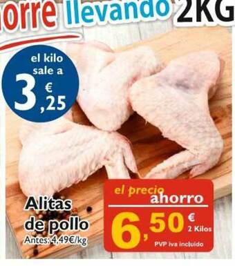 Supermercados La Despensa Alitas De Pollo oferta