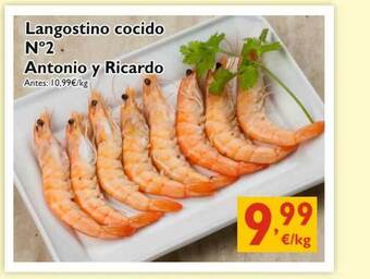 Supermercados La Despensa Langostino Cocido N°2 Antonio Y Ricardo oferta