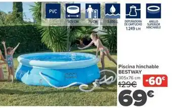 Carrefour Bestway - piscina hinchable oferta
