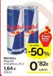 Caprabo Red bull - beguda energètica oferta