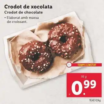 Lidl Crodot de chocolate oferta