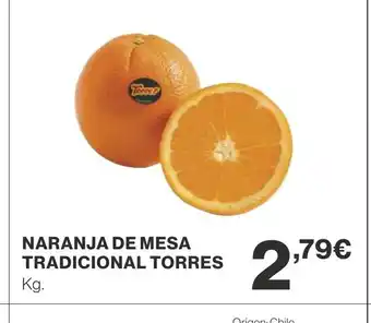 Supercor NARANJA DE MESA TRADICIONAL TORRES oferta