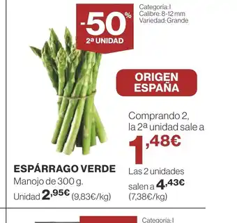 Supercor ESPÁRRAGO VERDE oferta