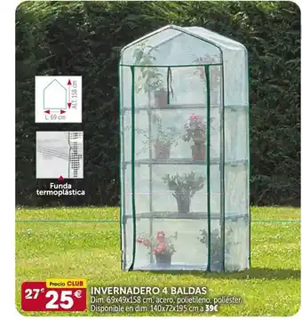 GiFi Invernadero 4 Baldas oferta