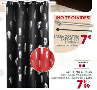 GiFi Barra Cortina Extensible Cortina Opaca oferta