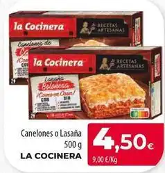 Spar Tenerife La cocinera - canelones o lasaña oferta