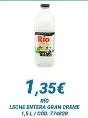 Dialsur Cash & Carry Rio - leche entera gran creme oferta