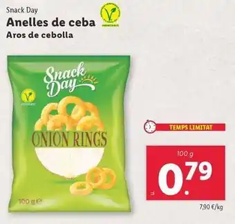 Lidl Snack day - aros de cebolla oferta