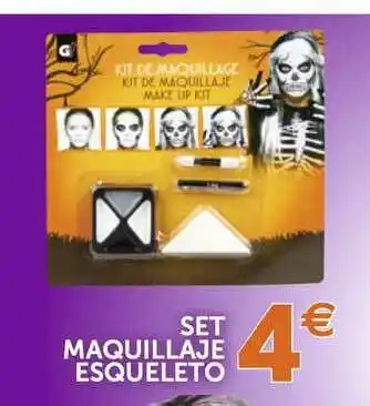 GiFi Set Maquillaje Esqueleto oferta