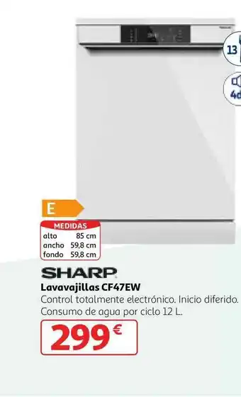 Sharp Lavavajillas Cf47ew