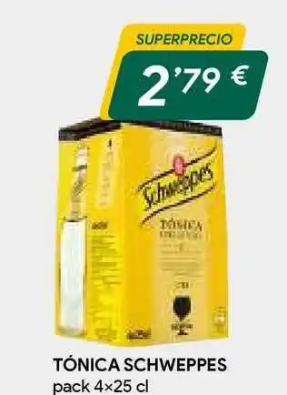 Masymas Tónica Schweppes 4x25cl oferta