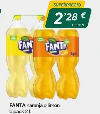 Masymas Fanta Naranja O Limón Bipack 2l oferta