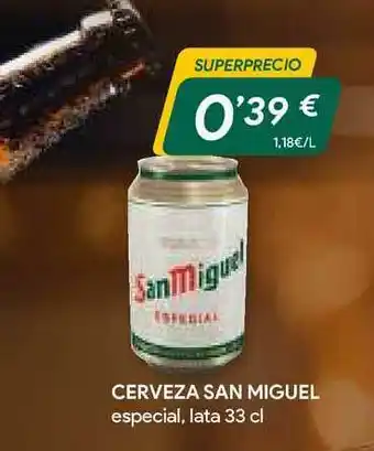 Masymas Cerveza San Miguel Especial oferta
