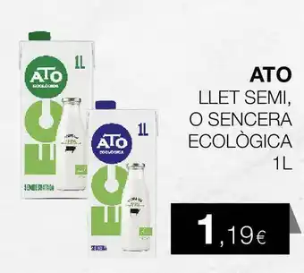 Plusfresc Ato Llet Semi O Sencera Ecològica 1l oferta