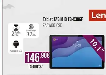 MR Micro Tablet Tab M10 Tb-x306f Za6w0016se Lenovo oferta