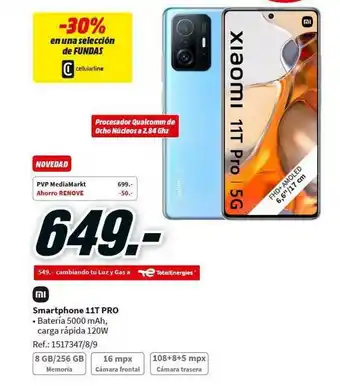 MediaMarkt Mi Smartphone 11t Pro oferta