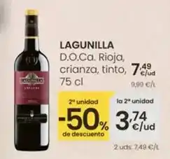 Supermercados Plaza Beronia - vino tinto crianza d.o. rioja oferta