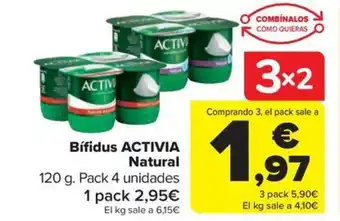 Carrefour Market Bífidus ACTIVIA Natural oferta