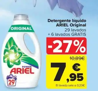 Carrefour Market Detergente líquido ARIEL Original oferta