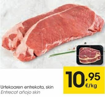 Eroski Entrecot añojo skin oferta