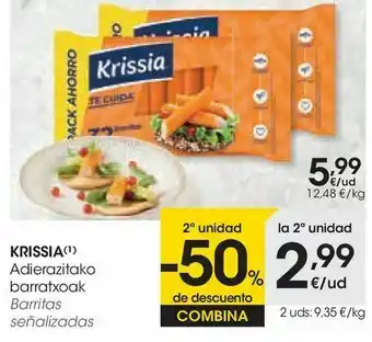 Eroski Barritas señalizadas oferta