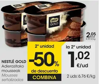 Eroski Mousse señalizados oferta