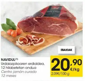 Eroski Centro de jamón curado oferta