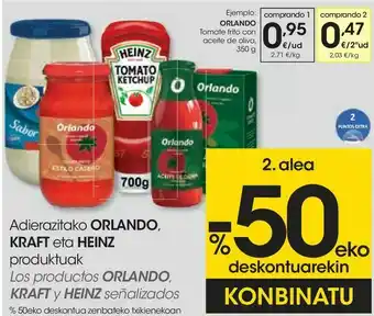 Eroski Tomate frito con aceite de oliva oferta