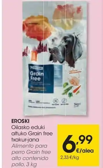 Eroski Alimento para perro oferta