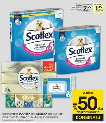 Eroski Papel higiénico derma cuidado oferta