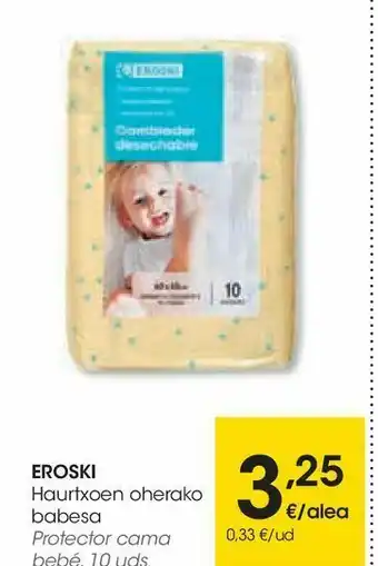 Eroski Protector de cama de bebé oferta