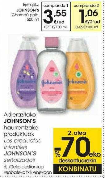 Eroski Champú gold oferta