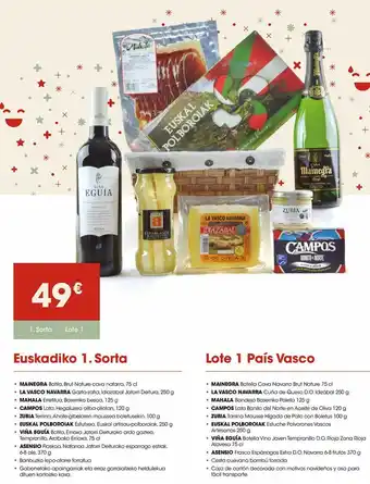 Eroski Lote 1 país vasco oferta