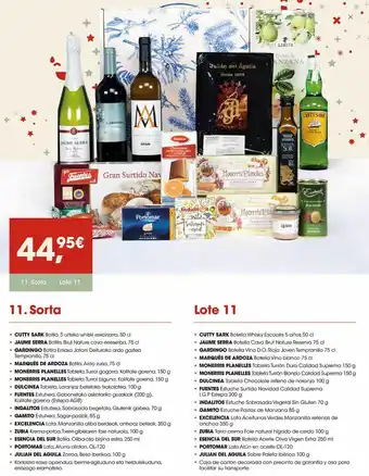Eroski Lote 11 oferta
