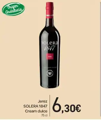 Carrefour Solera 1847 Jerez Cream dulce 75cl oferta
