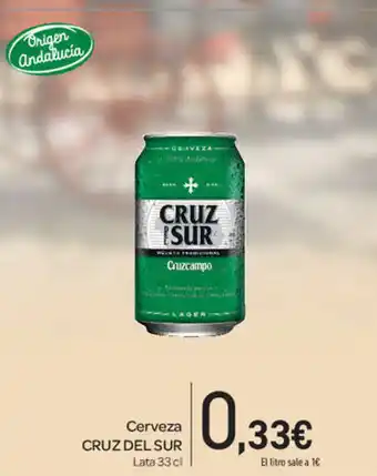 Carrefour Cruz Del Sur Cerveza 33cl oferta