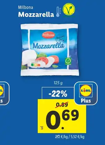 Lidl Mozzarella oferta