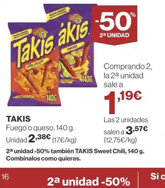 Supercor TAKIS oferta