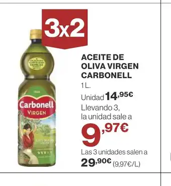 Supercor ACEITE DE OLIVA VIRGEN CARBONELL oferta